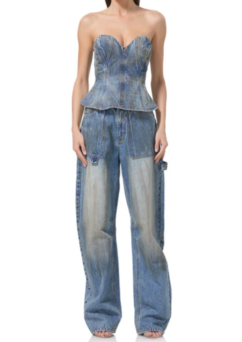 Dusty Denim 2pc Set