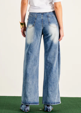 Deconstructed Design Jeans