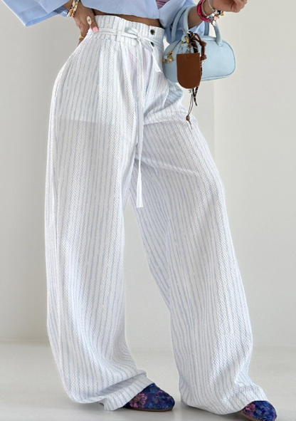 High Waist Wide Leg Cool Pants