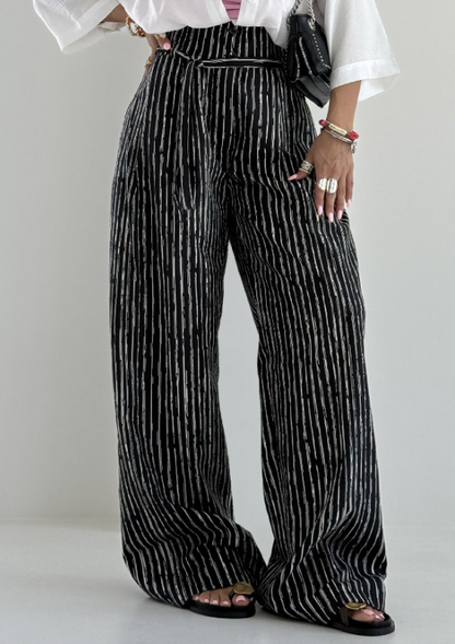 High Waist Wide Leg Cool Pants