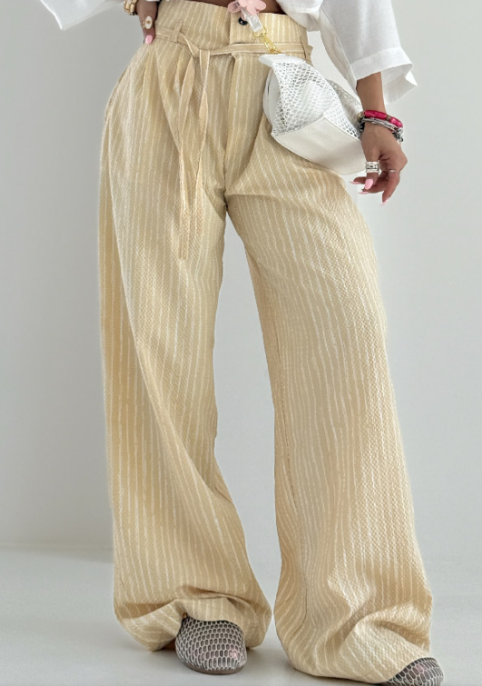 High Waist Wide Leg Cool Pants