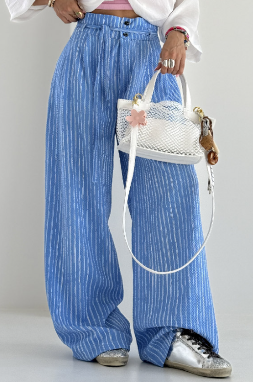 High Waist Wide Leg Cool Pants