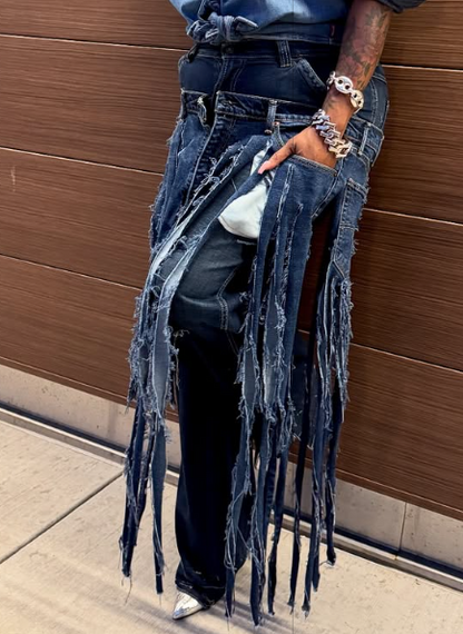 The Fab Fringe Skirt Jeans