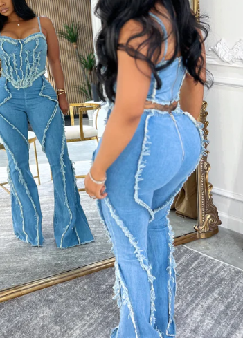 Fab Unique Denim 2pc Set