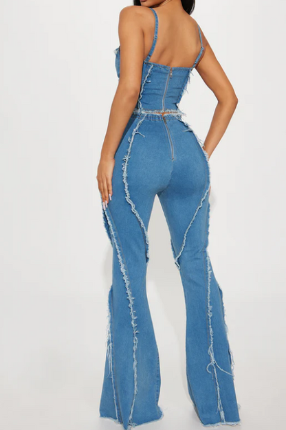 Fab Unique Denim 2pc Set