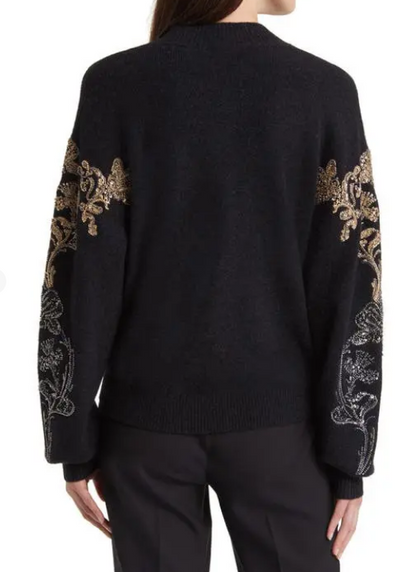 Sequin Knit Cardigan
