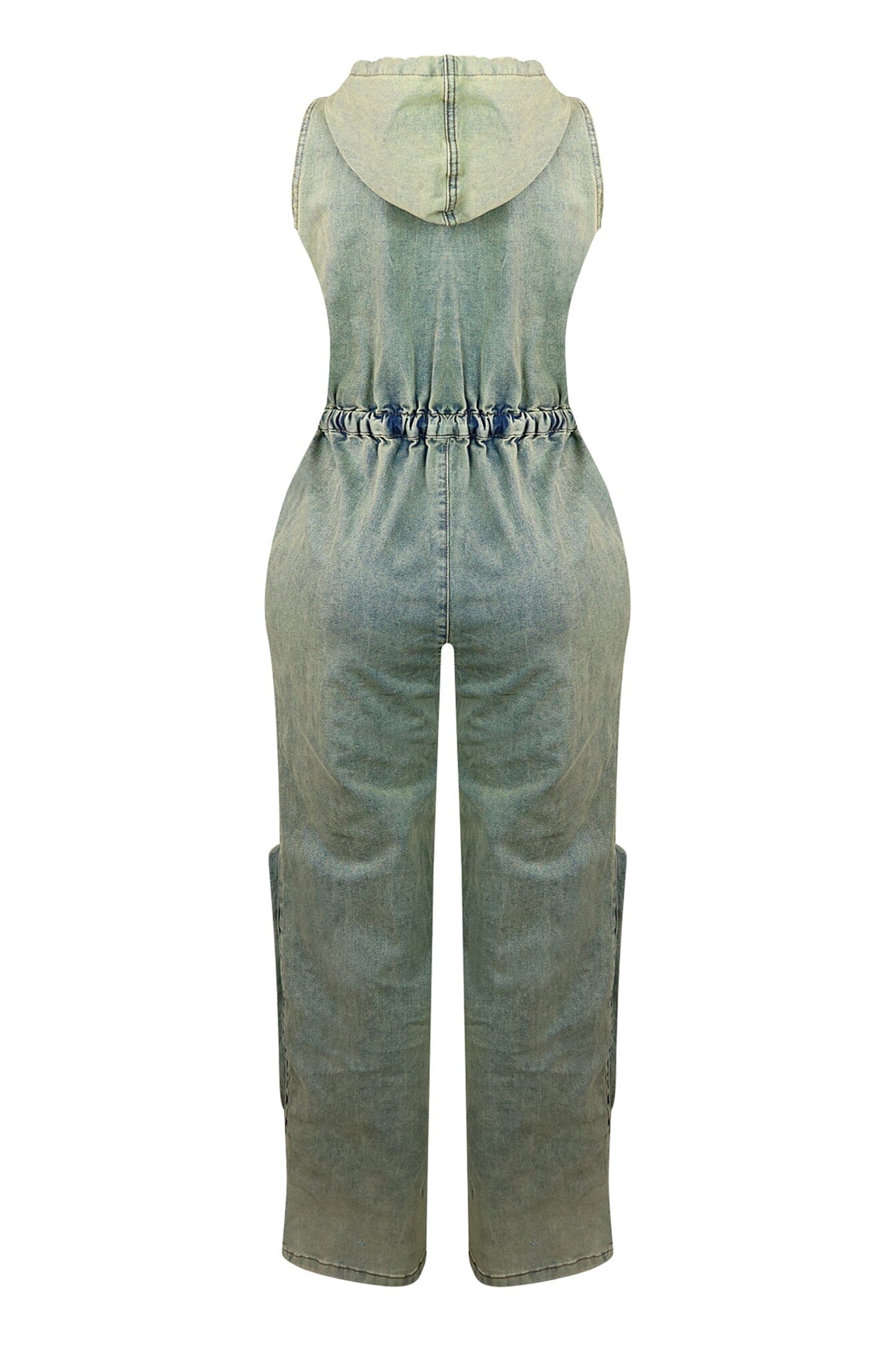 Natalie Vintage Wash Denim Jumpsuit