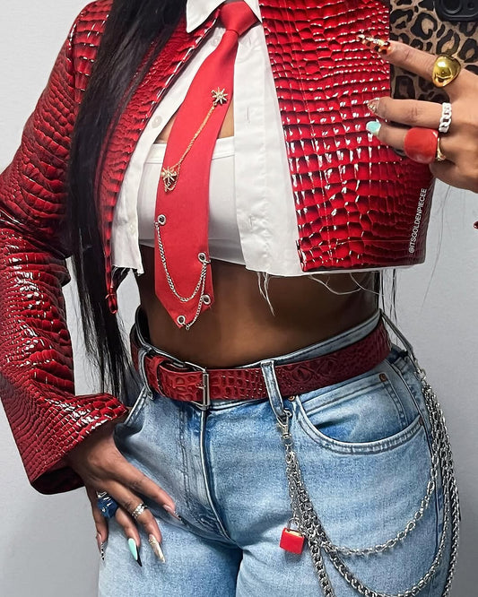 Flame Leather Jacket