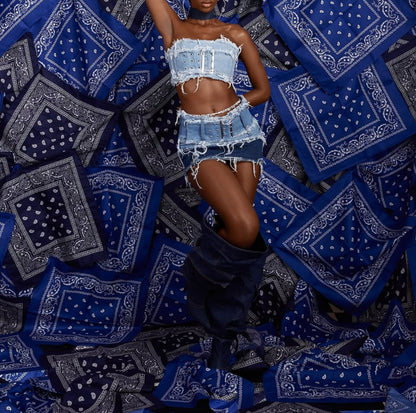 Denim Drip Set
