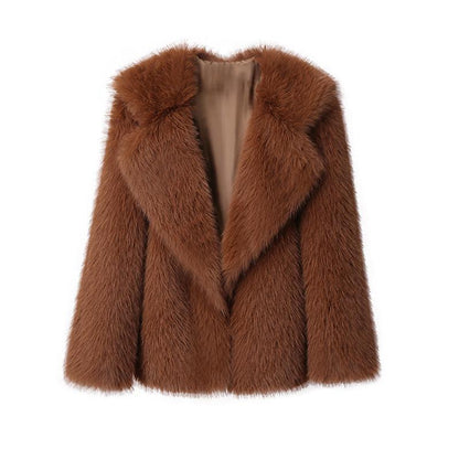 Chic Comfy Eco-friendly Fur Jacket