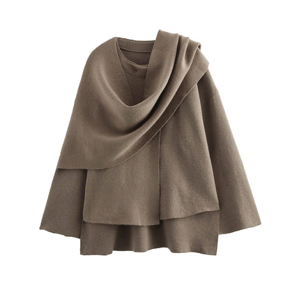 Fab Irregular Cape Coat