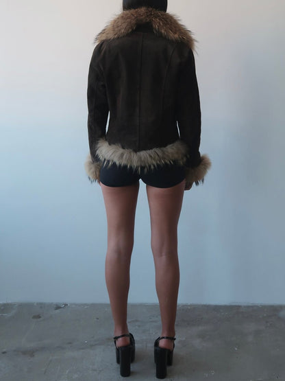 Fashion Faux Fur Coat Jacket