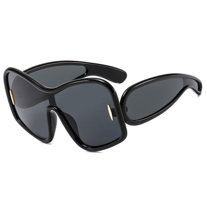 Chic Irregular Large Frame Sunglasses