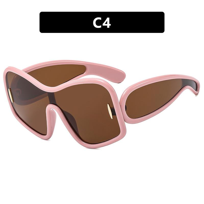 Chic Irregular Large Frame Sunglasses