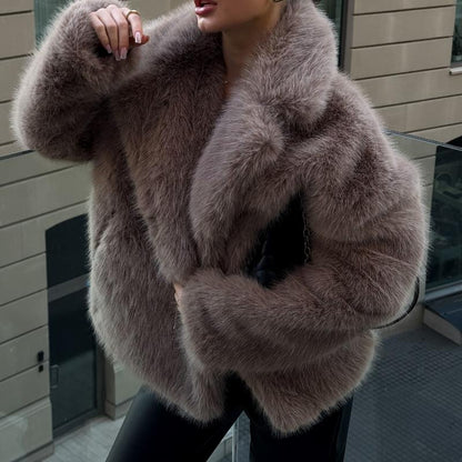 Chic Comfy Eco-friendly Fur Jacket